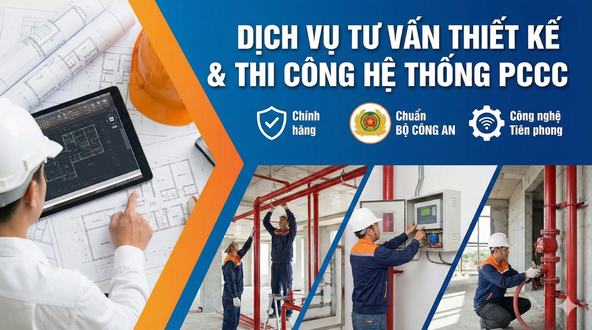 Dịch vụ tư vấn thiết kế & thi công hệ thống pccc